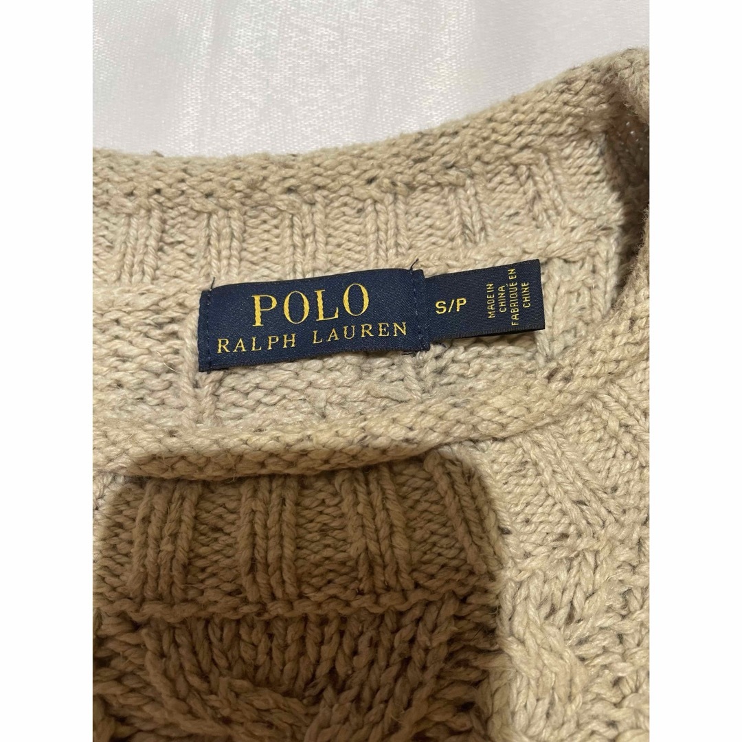 POLO RALPH LAUREN - Polo Ralph Lauren ベージュ ケーブルニット S/P