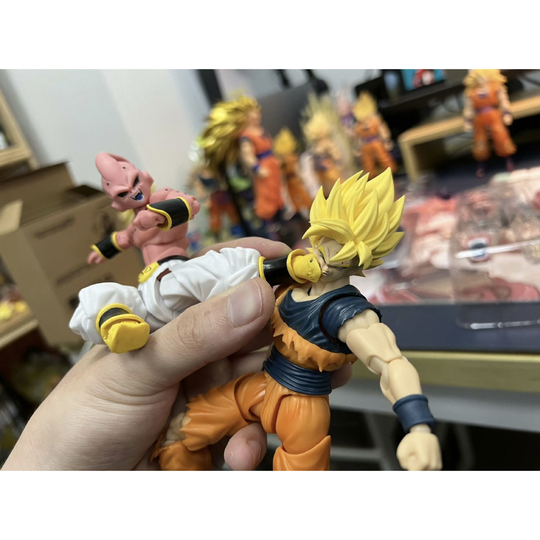 S.H.Figuarts用 孫悟空 スーパーサイヤ人 カスタムヘッドパーツの通販