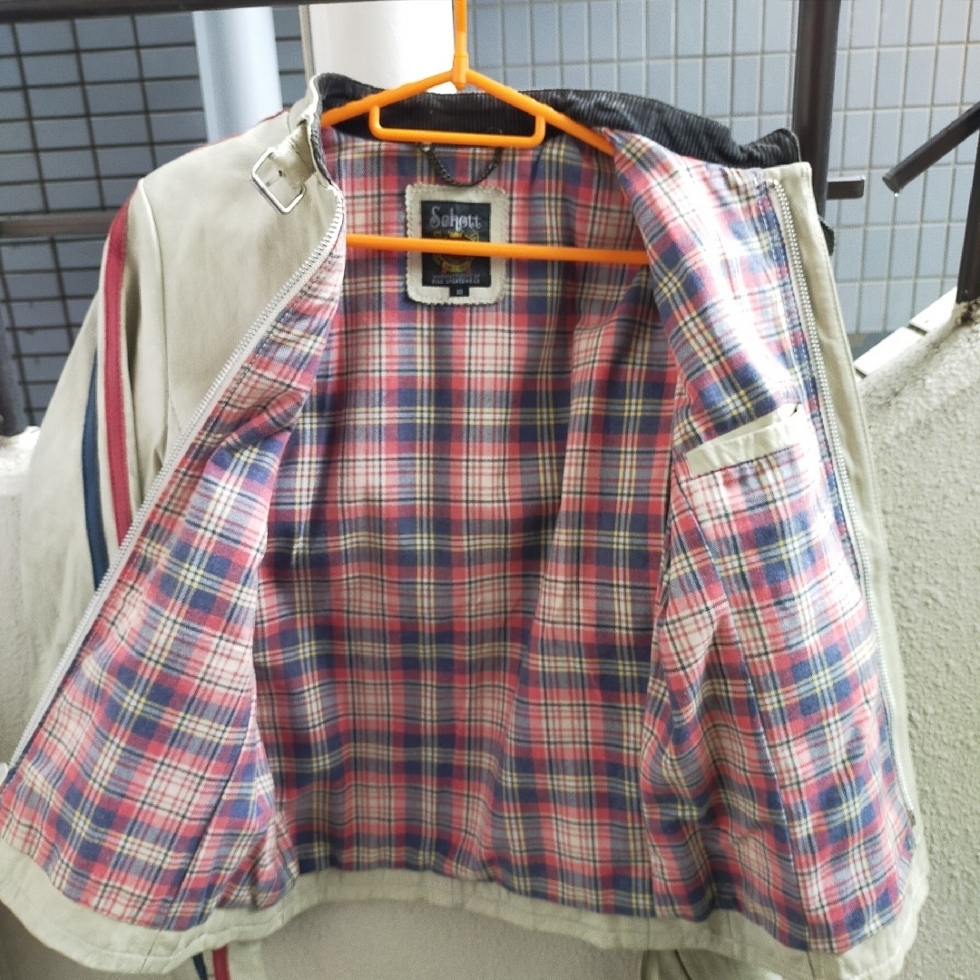 schott - 激レアサイズ！ Schott クラシックレーサー レザーシングル