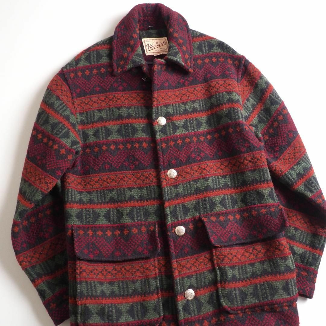 WOOLRICH - ウールリッチ USA製 90年代 ウールジャケット ネイティブ