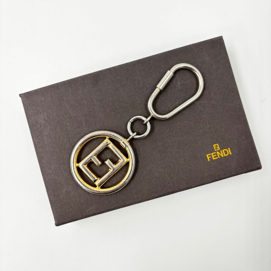 LOEWE - FENDI フェンディ キーホルダー キーリング FF ロゴ ズッカ