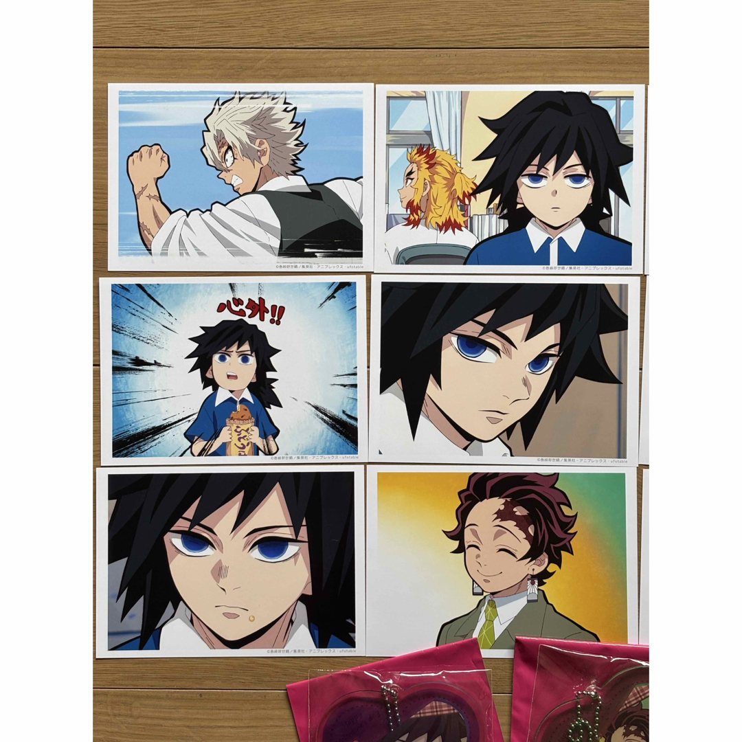 2026年最新冨岡 鬼滅の刃 キメツ学園 コースターセット 冨岡義勇 9枚