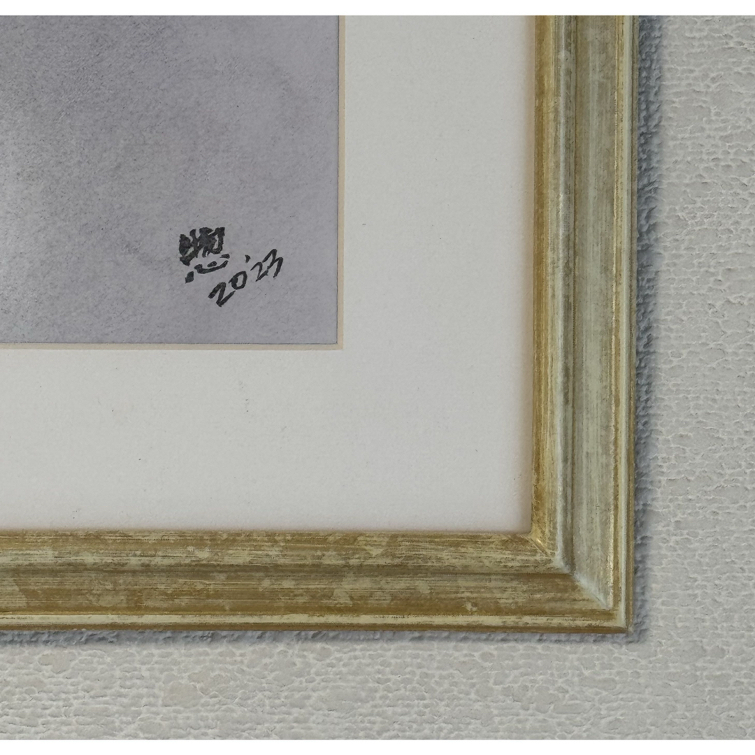 真作保証】山田惣右衛門「裸婦」自筆画、サイン、額装の通販 by