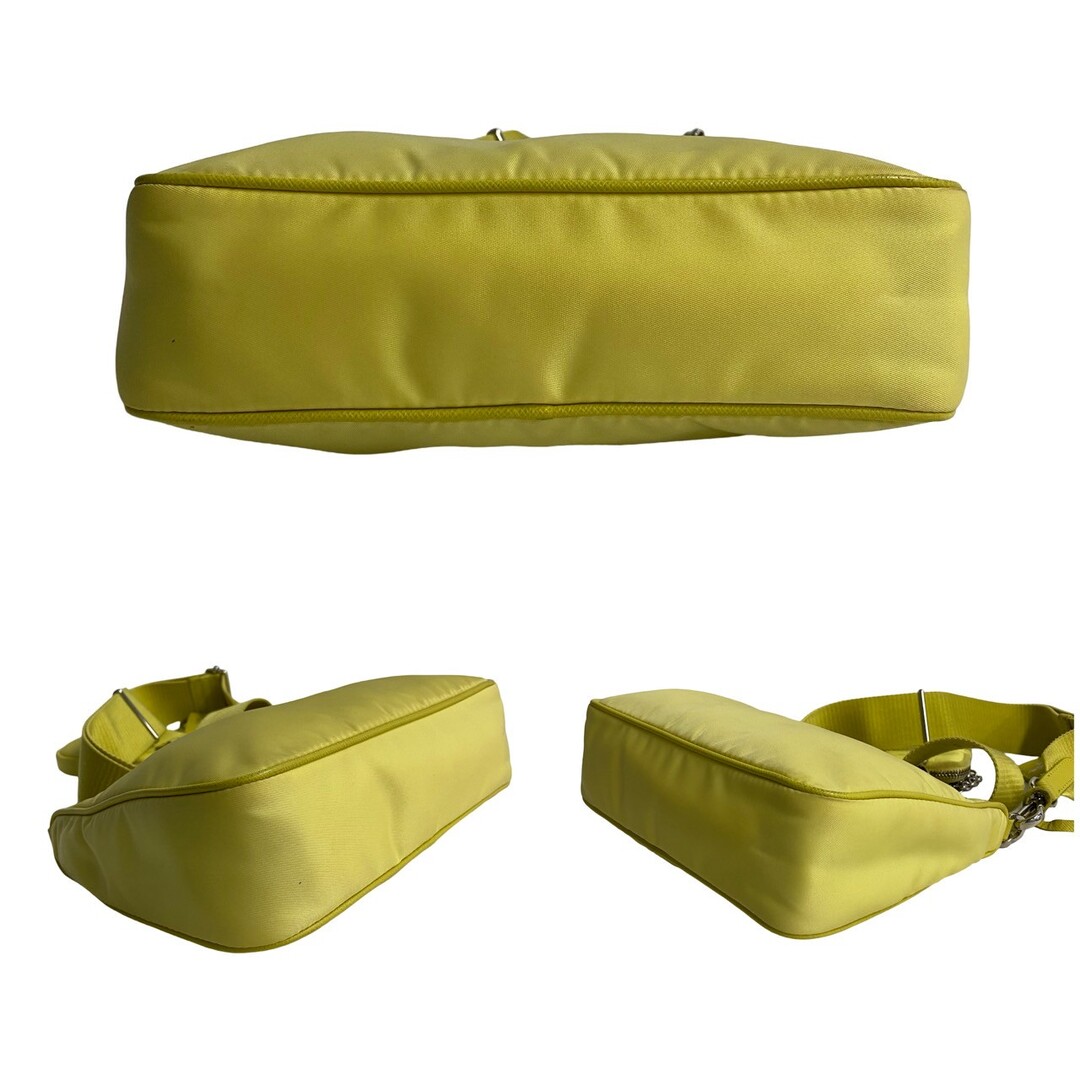 PRADA - 極 美品 希少品 PRADA プラダ リエディション 三角ロゴ 金具