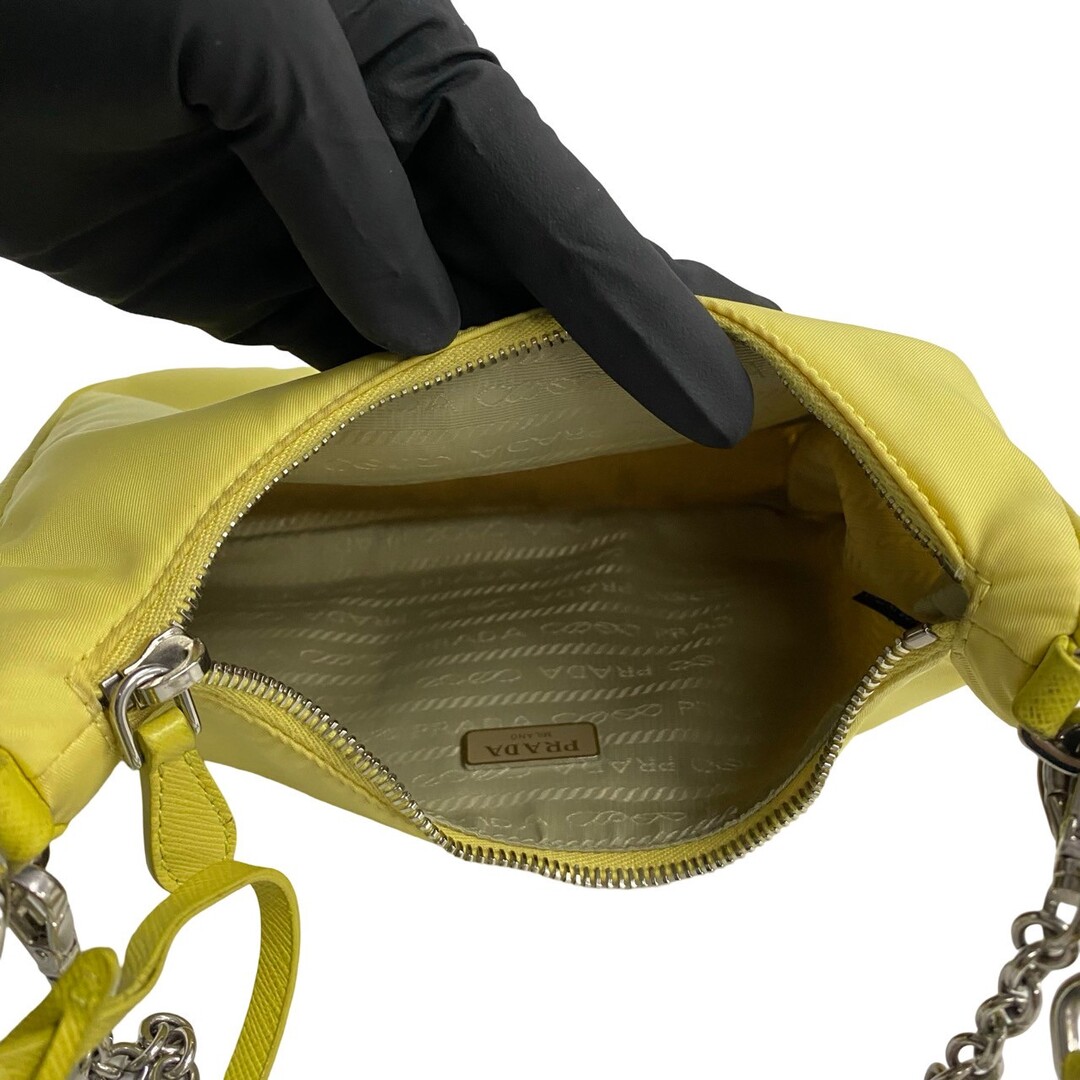 PRADA - 極 美品 希少品 PRADA プラダ リエディション 三角ロゴ 金具