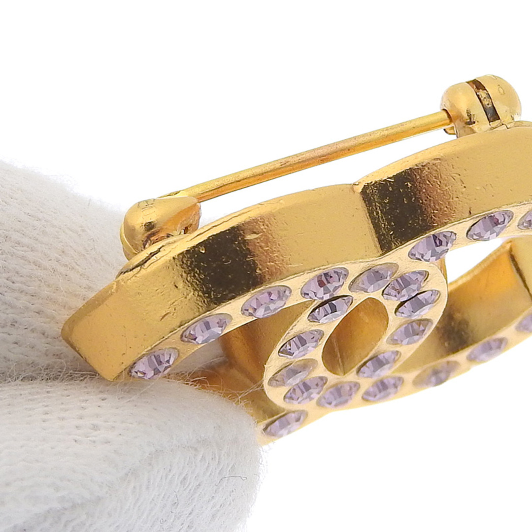 CHANEL - シャネル CHANEL ココマーク ブローチ ラインストーン