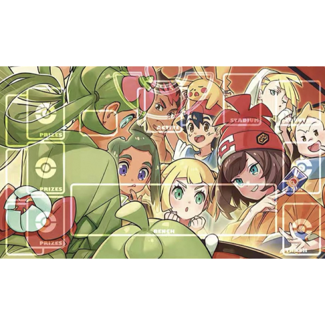ポケモン - ポケモンカードゲーム ラバープレイマット マオ リーリエ