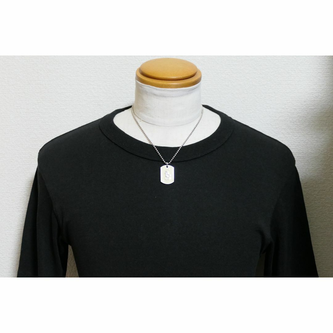 Ralph Lauren - 美品 ラルフローレン ドッグタグ ネックレス ホワイト