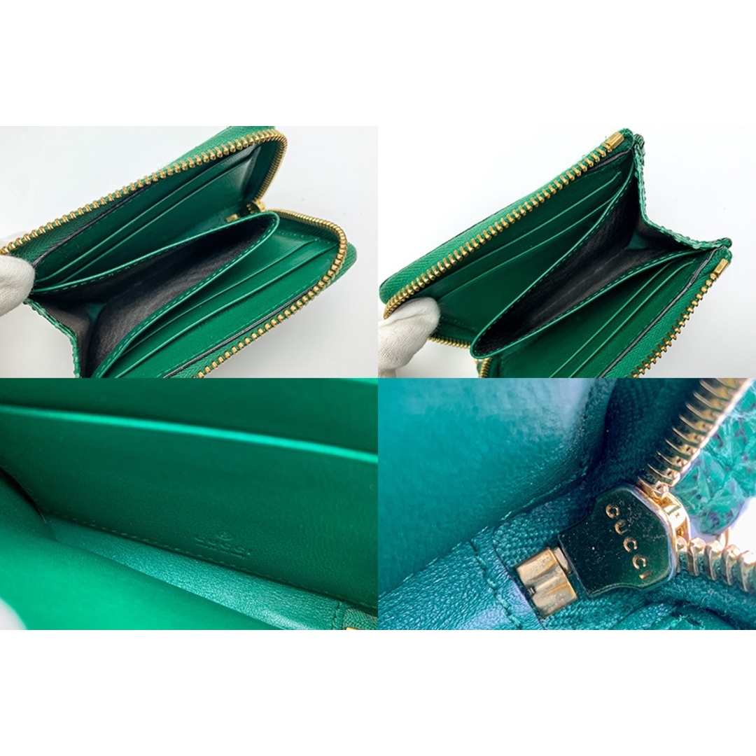GUCCI - GUCCI グッチ パイソン 緑 グリーン フラグメントケース 64406