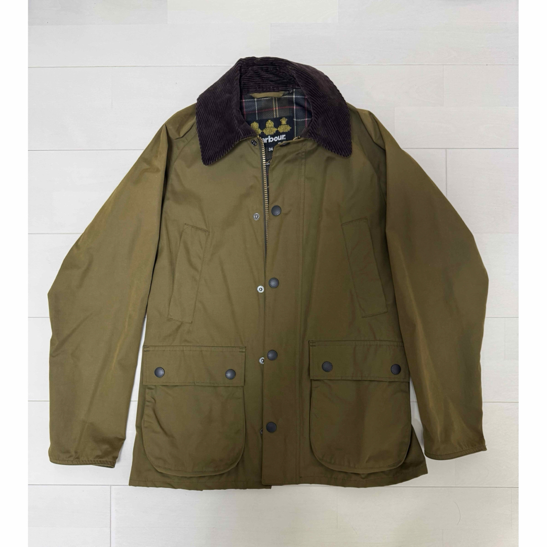 Barbour ノンオイル ビデイル SL 34 オリーブ系
