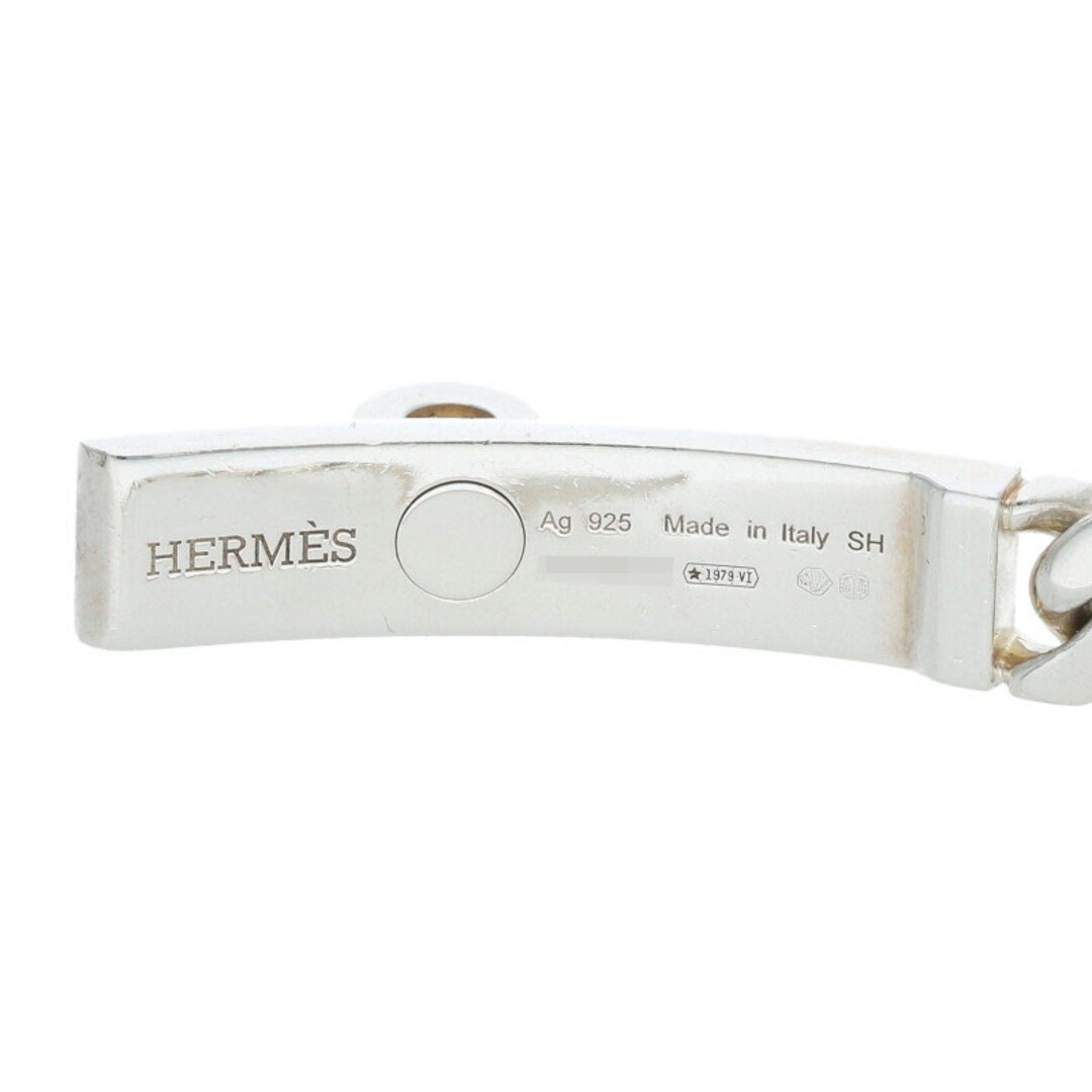 HERMES - エルメス ケリーグルメット シルバーブレスレット メンズの