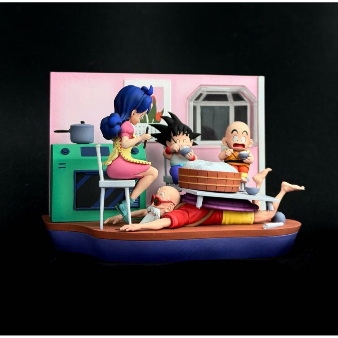 悟空 クリリン ランチ 亀仙人 ドラゴンボール ガレージキット