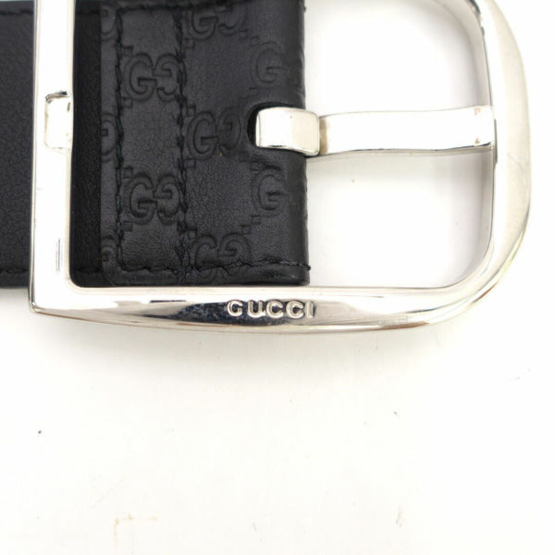 GUCCI - GUCCI / グッチ ◇マイクログッチシマ ベルト レザー ブラック