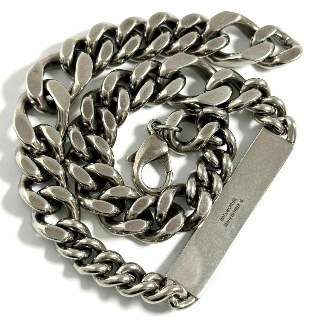 BALENCIAGA - 【新品同様】バレンシアガ メンズ Plate Twist チェーン