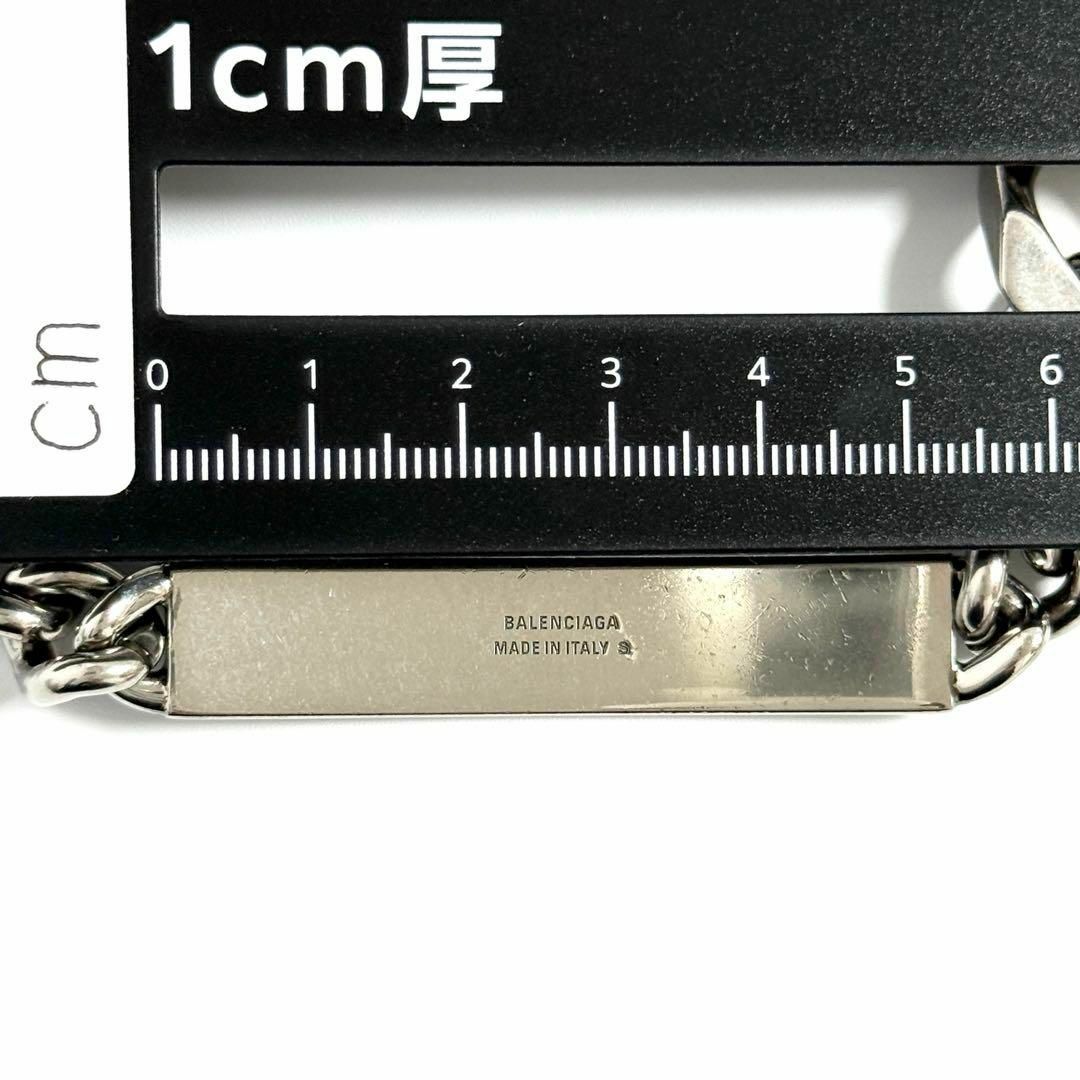 BALENCIAGA - 【新品同様】バレンシアガ メンズ Plate Twist チェーン