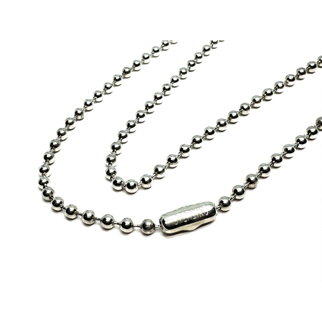 クロムハーツ ボールチェーン ネックレス 20インチ 51㎝ シルバー 925