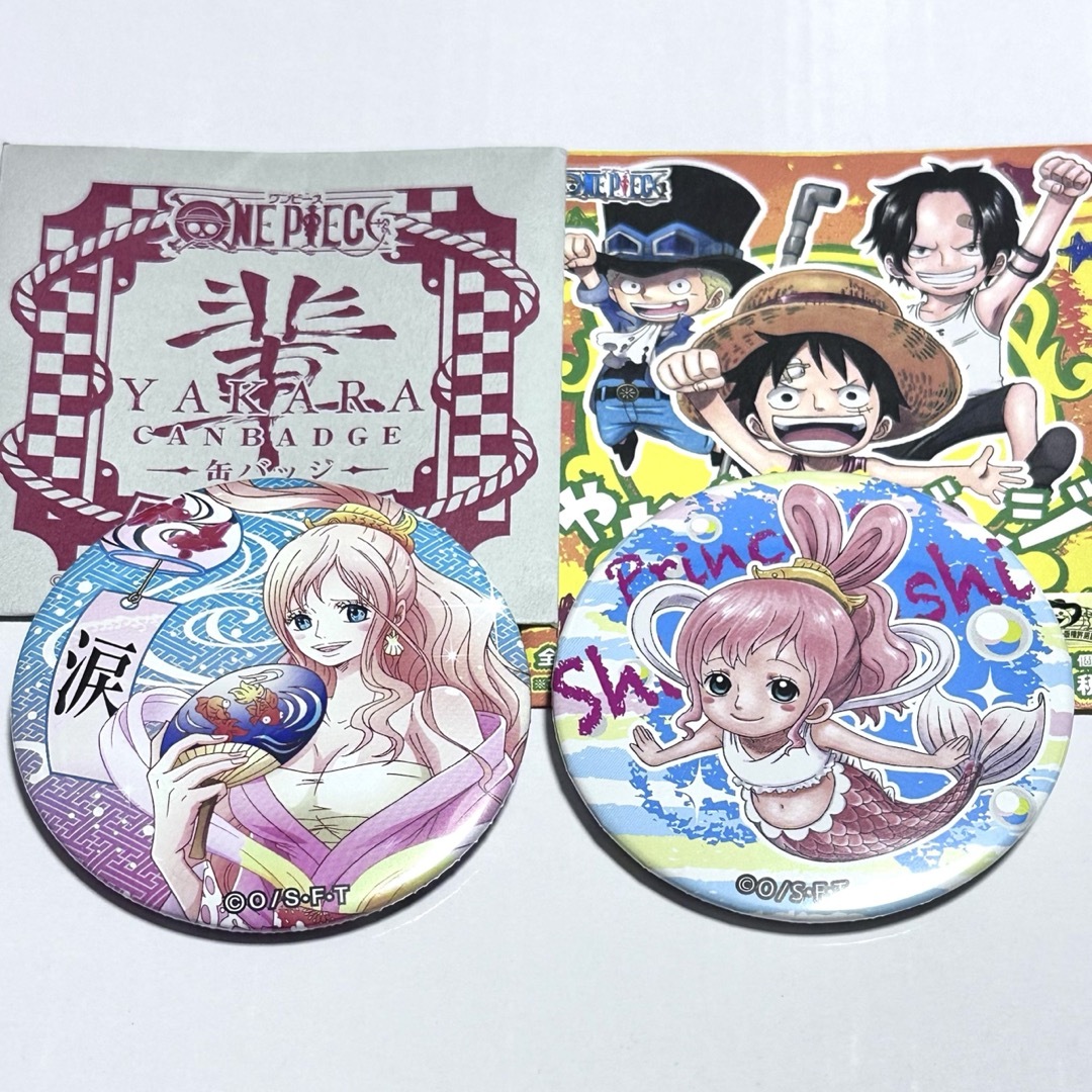 ONE PIECE - ワンピース しらほし姫 輩 やから 缶バッジ MATSURI