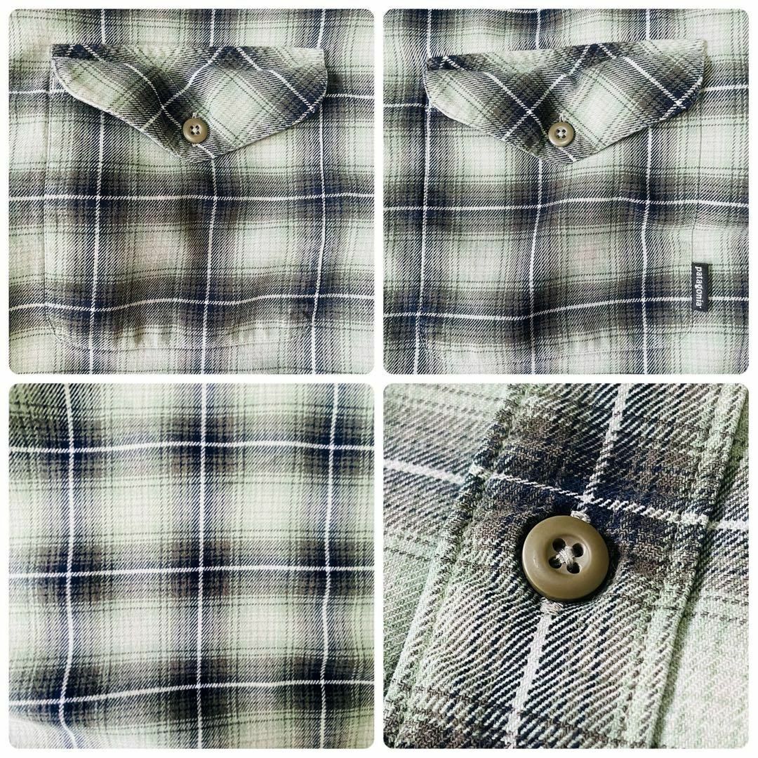 ミルクちゃん 古着 00's パタゴニア ネルシャツ オンブレ patagonia