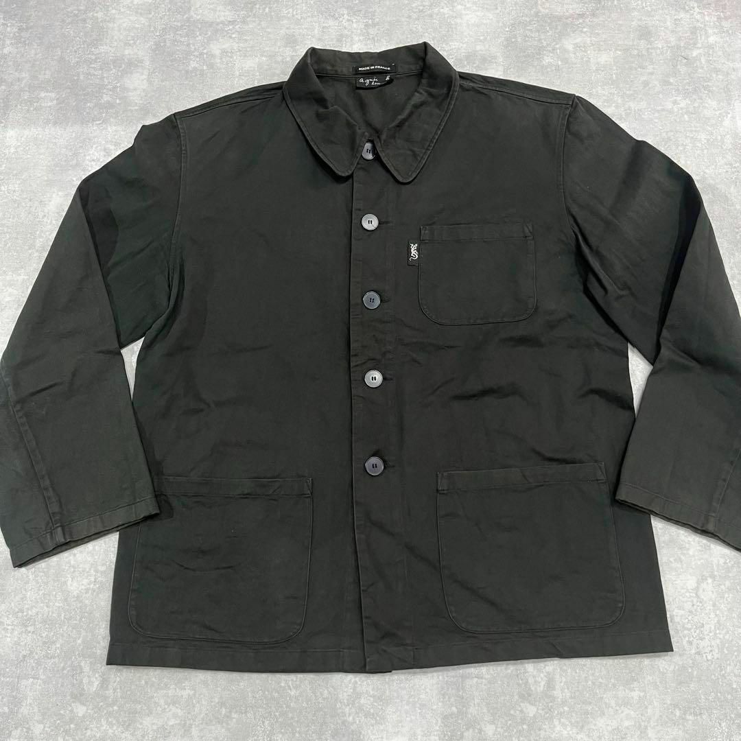 agnes b. - 90s agnes b homme カバーオール フランス製 トカゲタグの