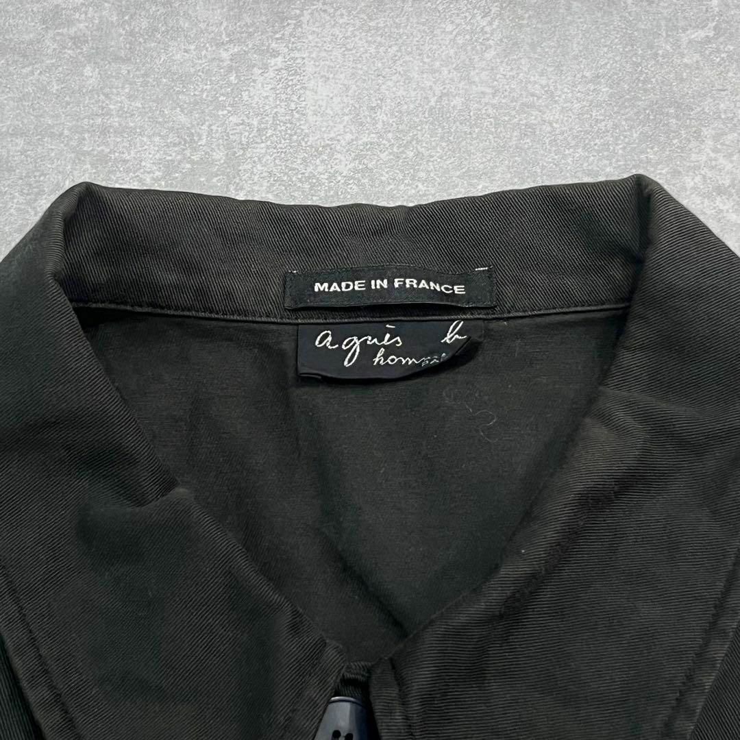 agnes b. - 90s agnes b homme カバーオール フランス製 トカゲタグの