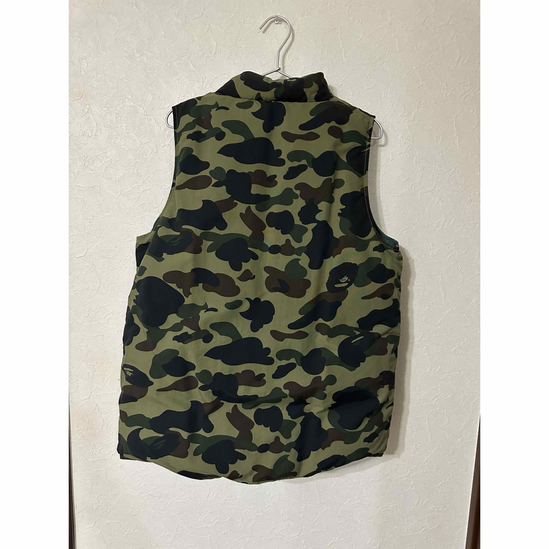 A BATHING APE - A BATHING APE リバーシブルダウンベストの通販 by