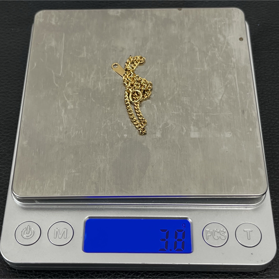 B060306)K18 YG ブレスレット 喜平 2面 シングル ホールマークの通販