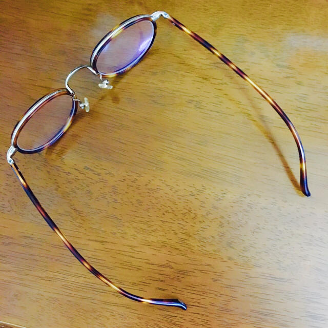 ジンズ JINS べっ甲 度入り レトロ クラシック メガネ ケース付の通販