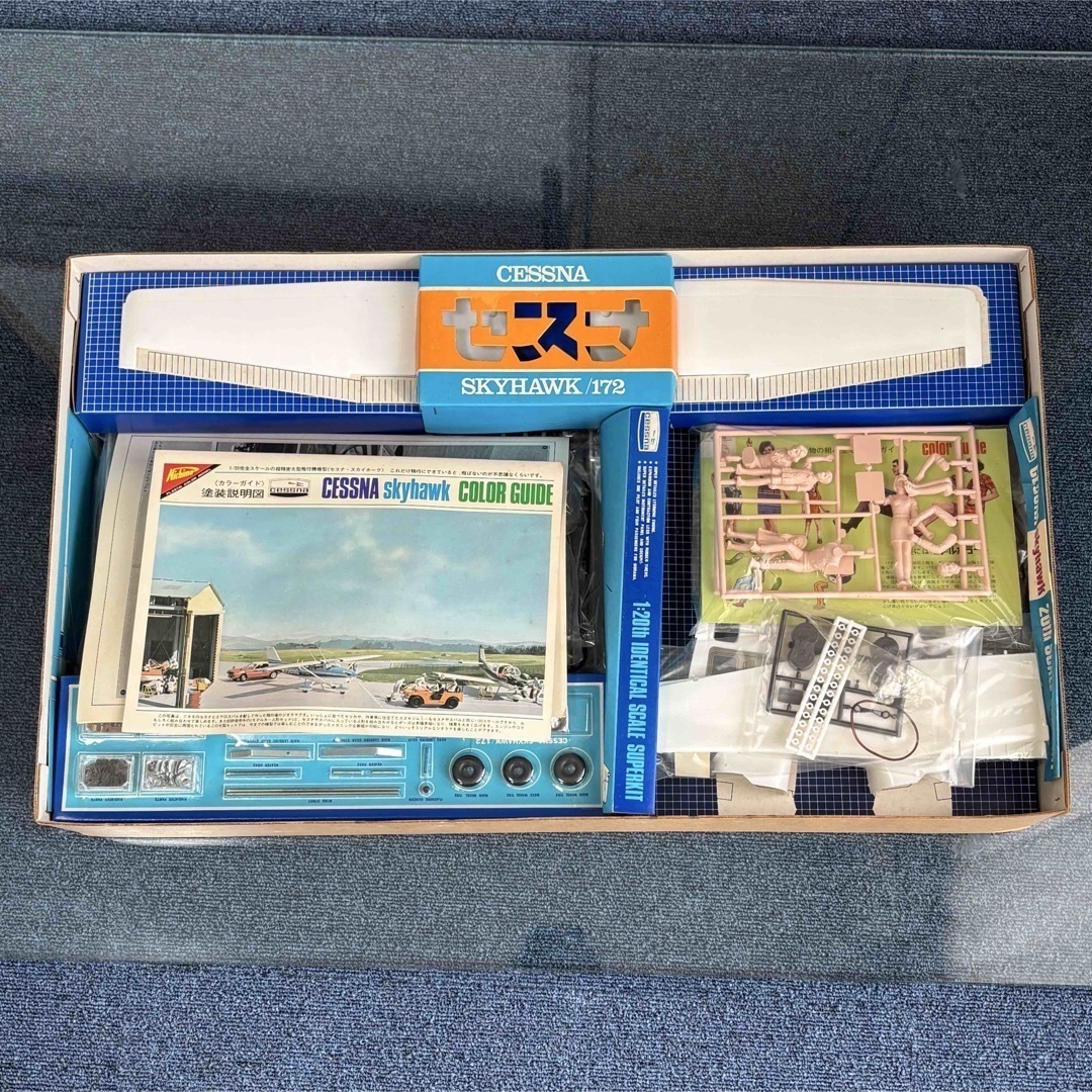 ニチモ 1/20 セスナ スカイホーク172 プラモデル 新品未使用 レア 限定