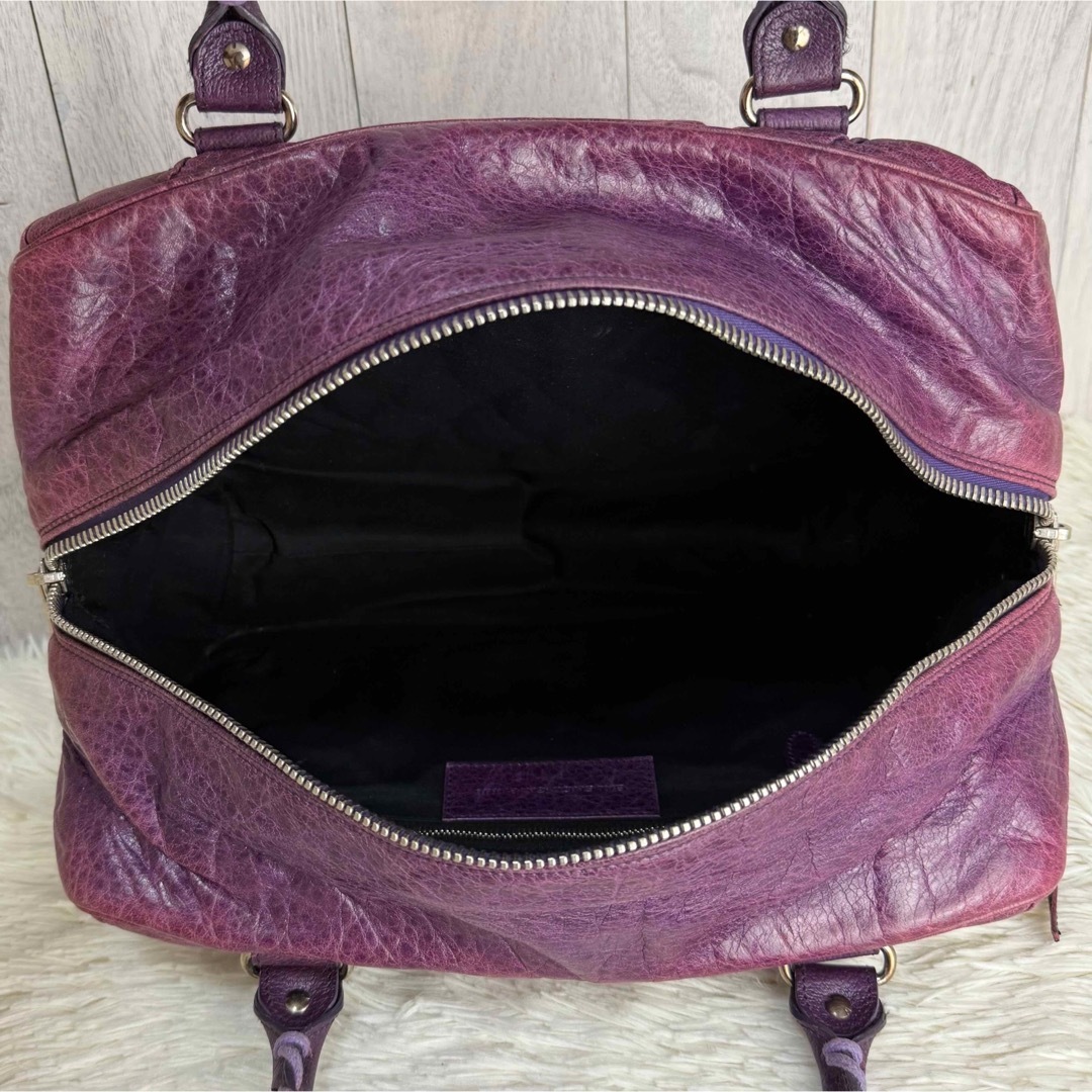 BALENCIAGA - BALENCIAGA バレンシアガ キルティング レザー ボストン