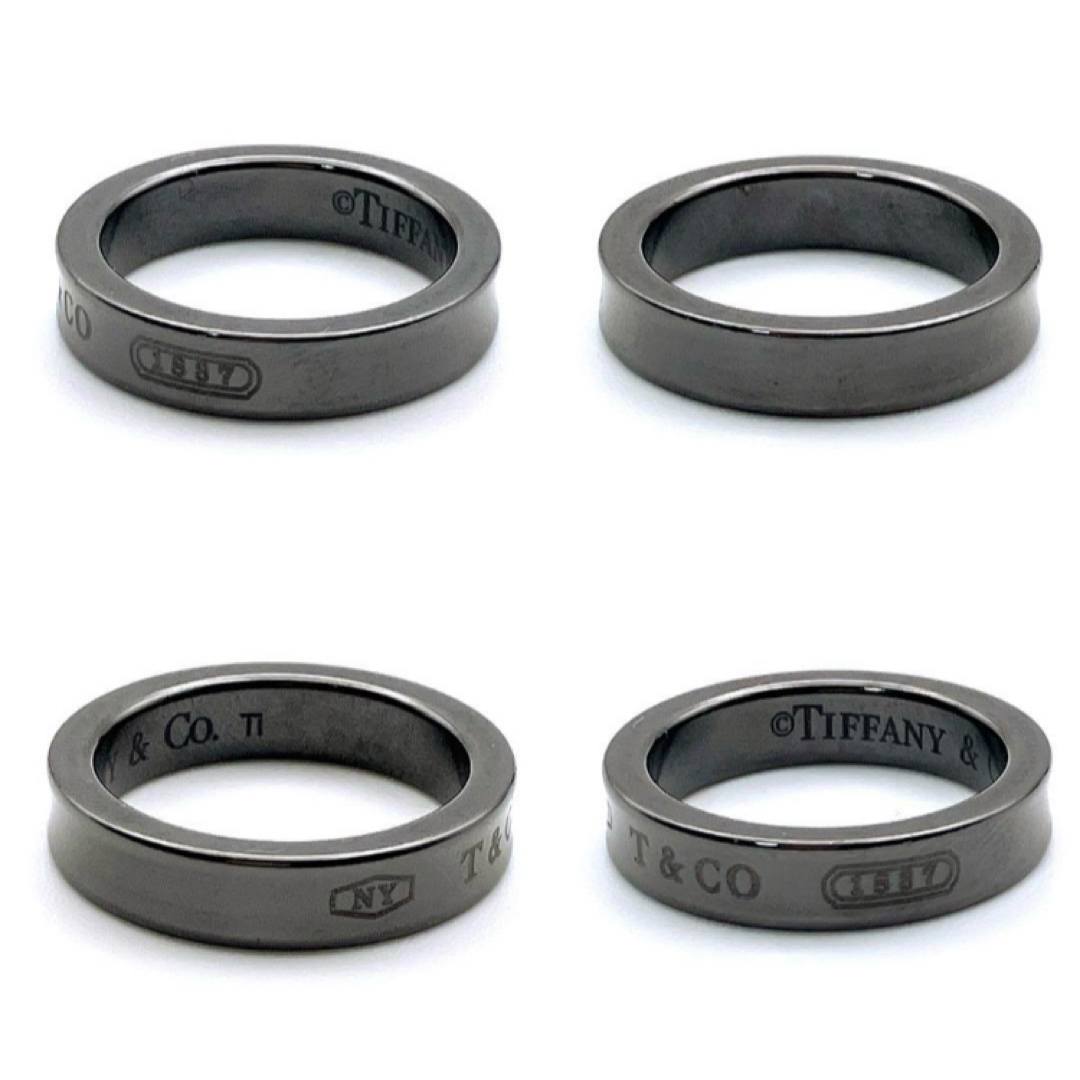 ティファニー ナロー チタン TI リング 1837 6号