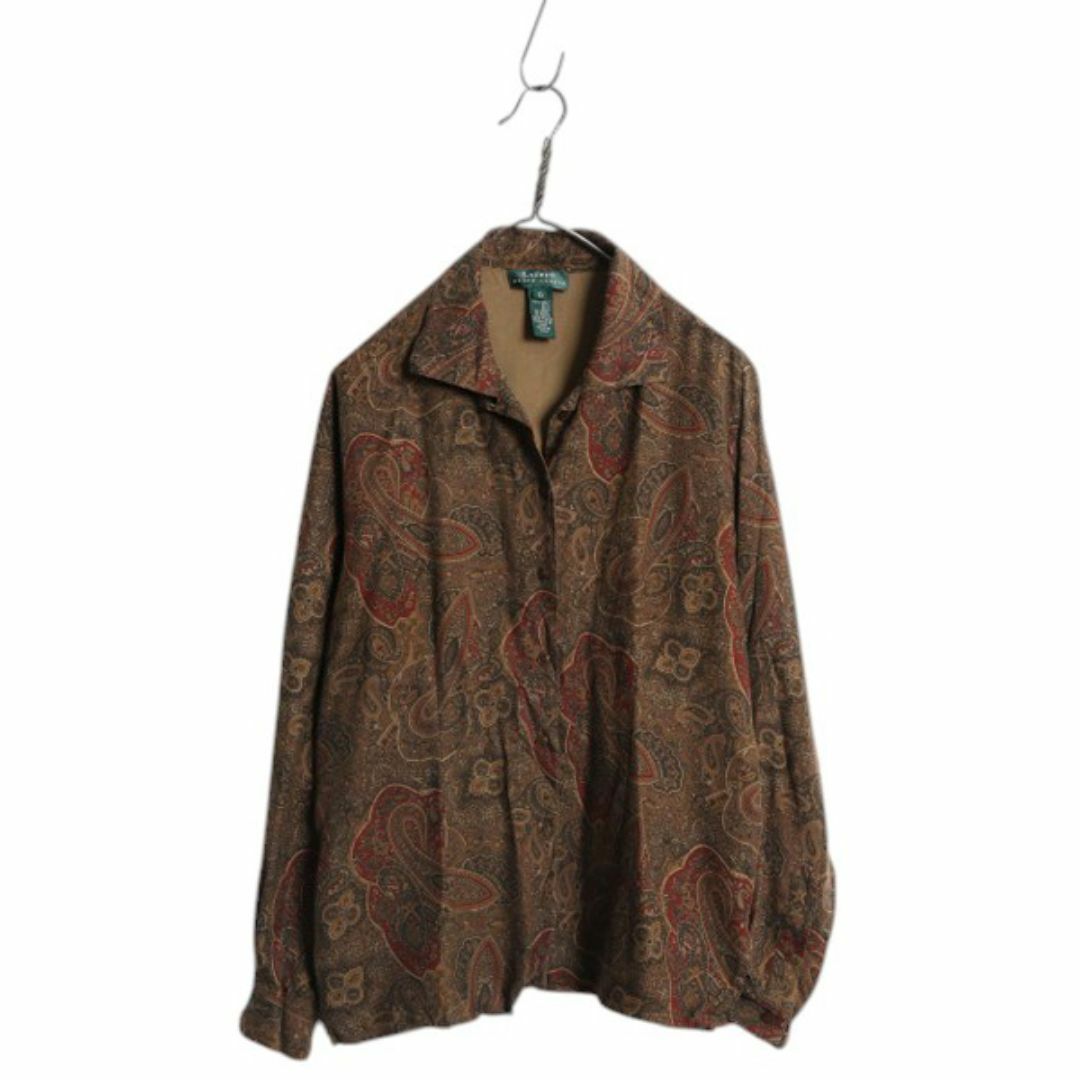 Ralph Lauren - 100% シルク 00s ローレン ラルフローレン ペイズリー