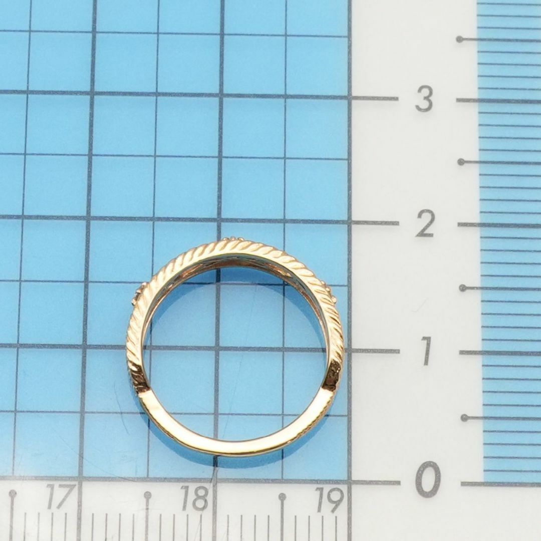 agete - アガット 透かし ピンキー K10 リング/24-4665Sの通販 by