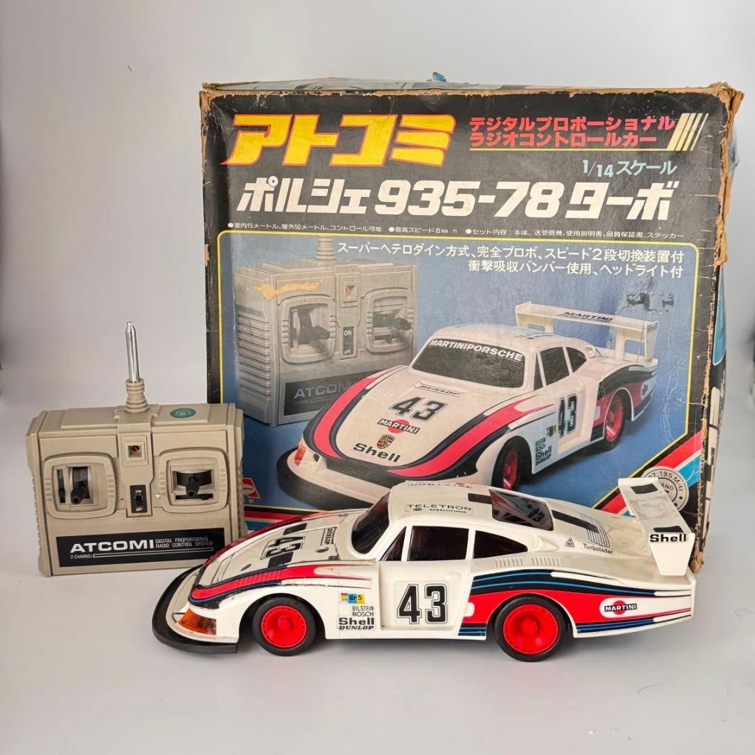 当時物・レア】アトコミ ポルシェ935-78ターボ 1/14 ラジコンの通販 by