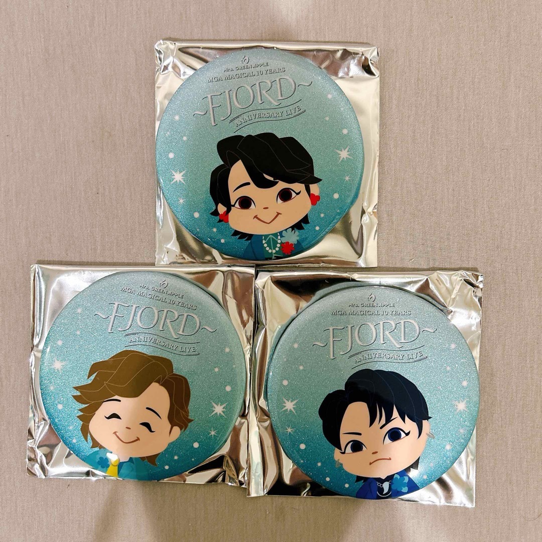 UNIVERSAL ENTERTAINMENT - ミセス FJORD フィヨルド 缶バッジ ライブ