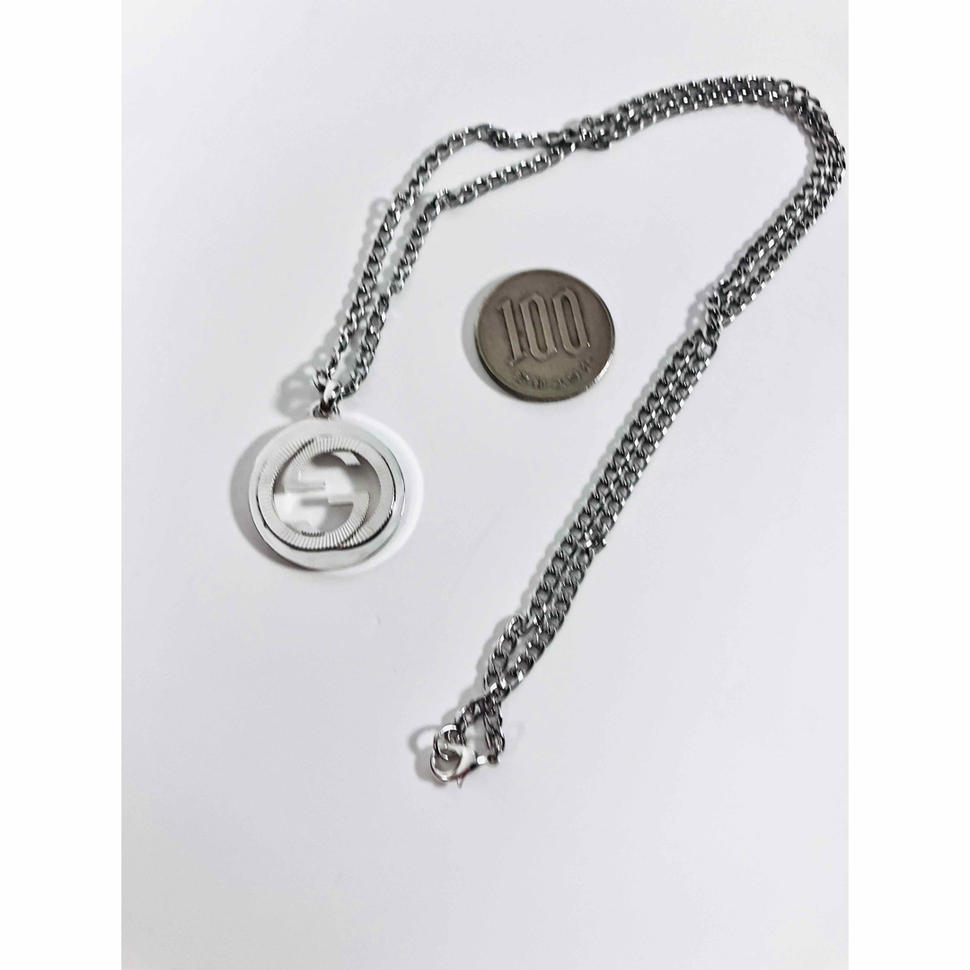 GUCCI - 【超美品】GUCCI ネックレス トップ＋社外喜平チェーン 925