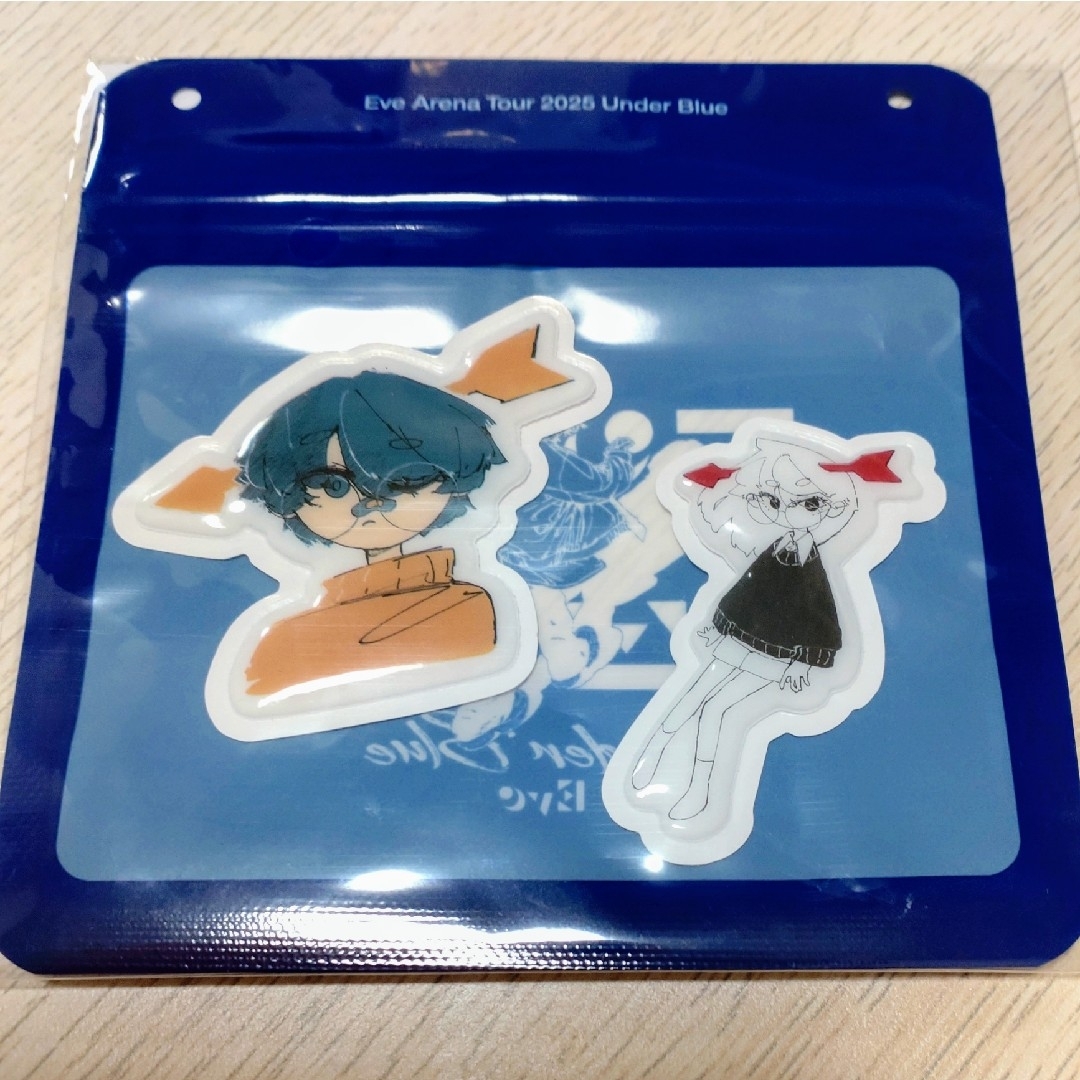 Eve くじ J賞 UnderBlue ステッカー lazycatの通販 by タヌキ's shop