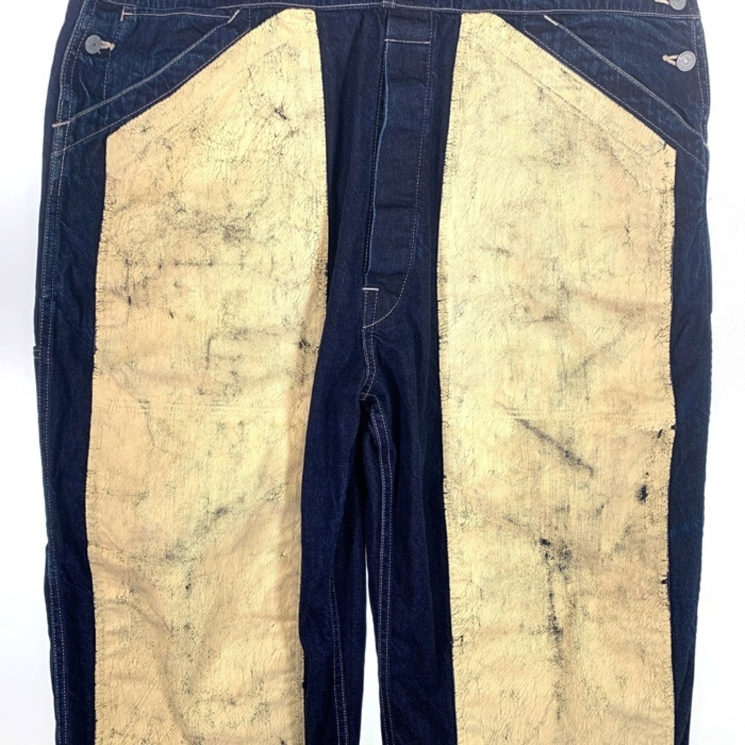 EVISU - EVISU エヴィス ダブルニーデニムオーバーオール インディゴ