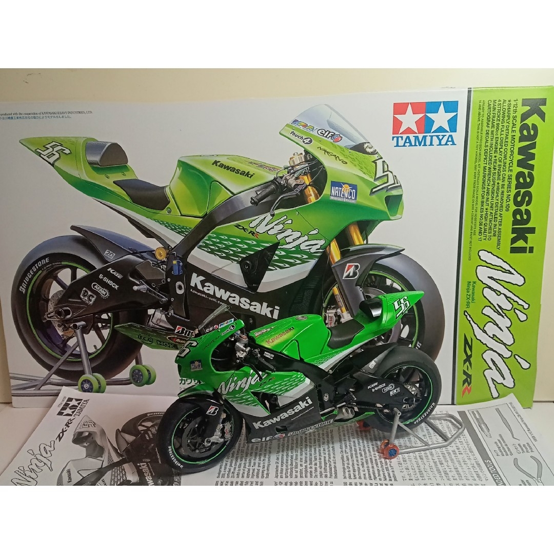 TAMIYA - タミヤバイクプラモデル1/12完成品カワサキNinjaZX-RRの通販