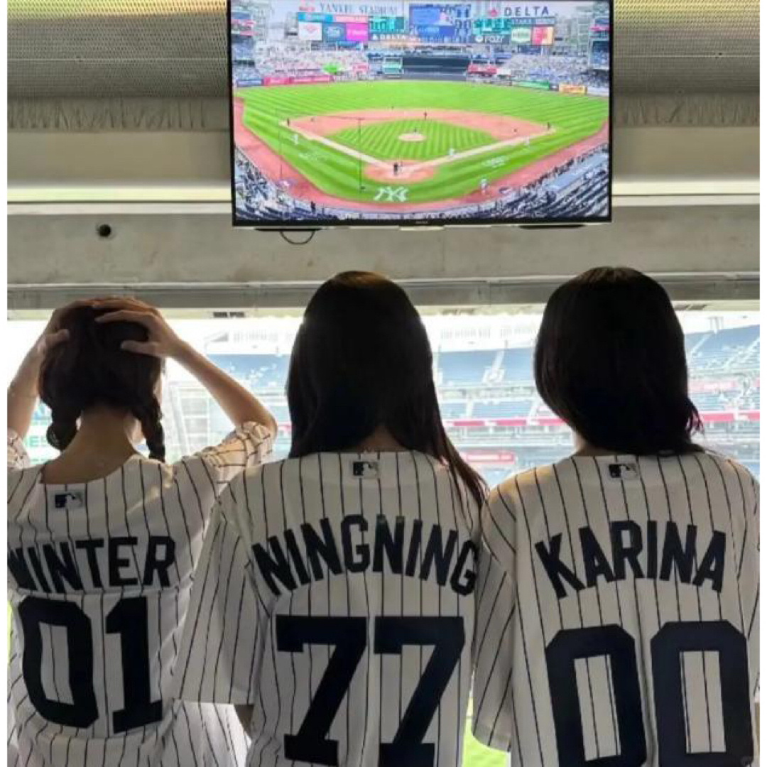 aespa baseball ユニフォーム ニンニン トレカ付き aespa - aespa