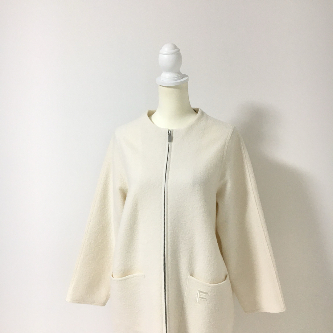 近年美品 FOXEY フォクシー ファー ニット コート アウターの通販 by