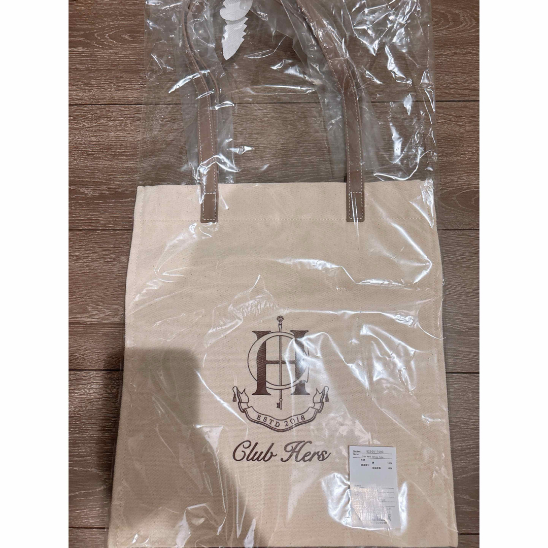 Her lip to - 新品未開封 herlipto club hers canvas toteの通販 by 7