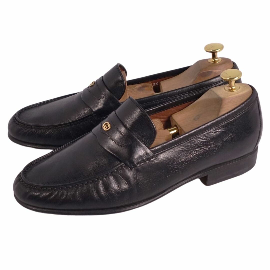 GUCCI - 美品 Vintage グッチ GUCCI ローファー モカシン GG金具