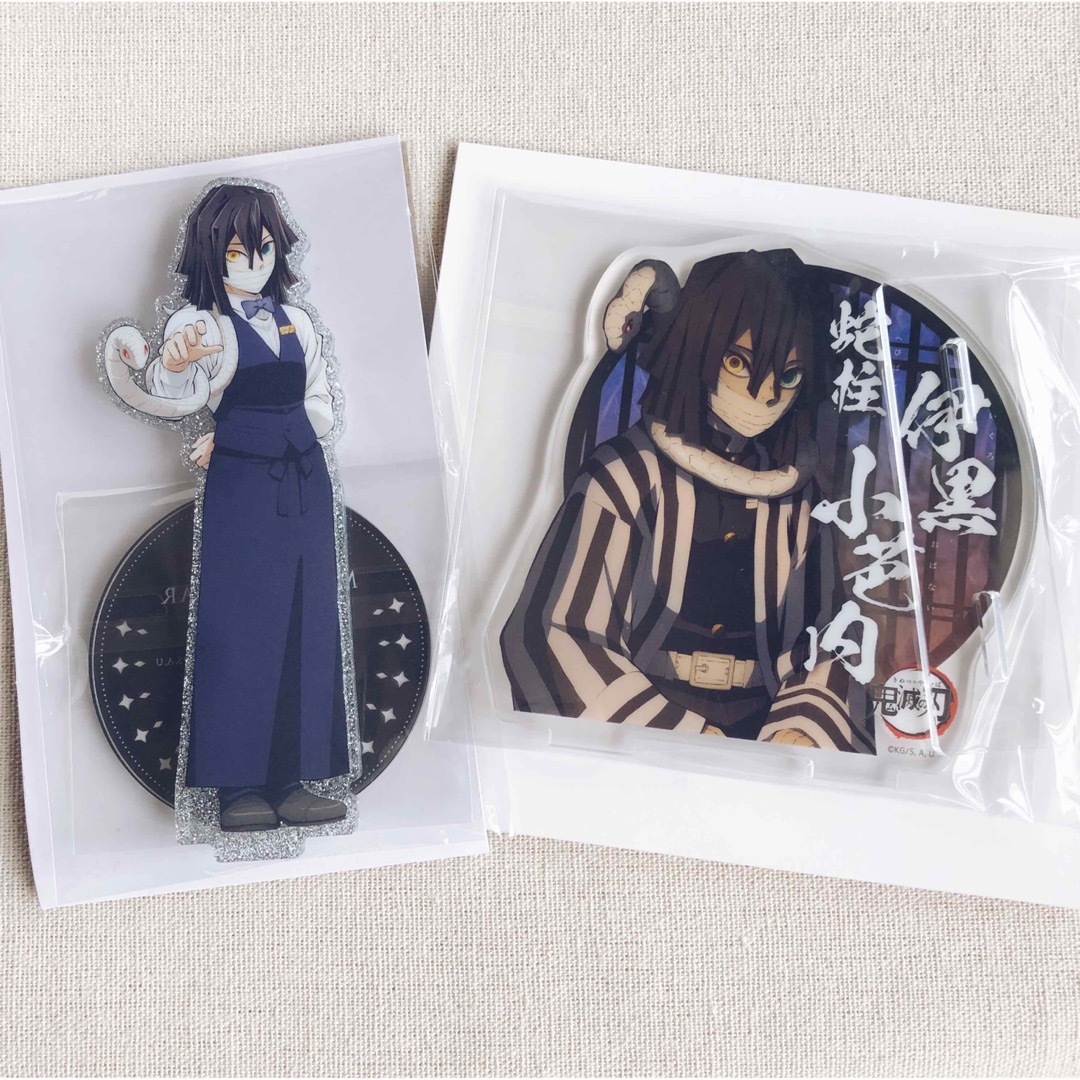 鬼滅の刃 モクテルバー 伊黒小芭内 ロトくじ 缶バッジ 3個 鬼滅の刃