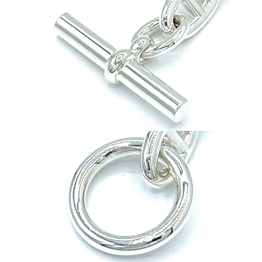 HERMES - エルメス シェーヌダンクルGM 12コマ シルバー925 総重量69.2