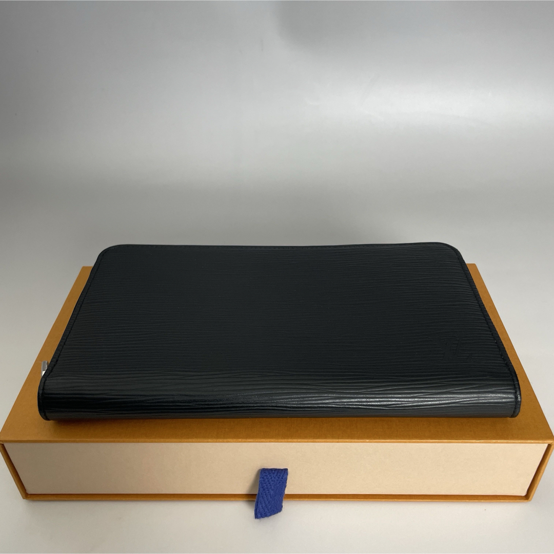 LOUIS VUITTON - Louis Vuitton 極美品 新型 黒 エピ オーガナイザー