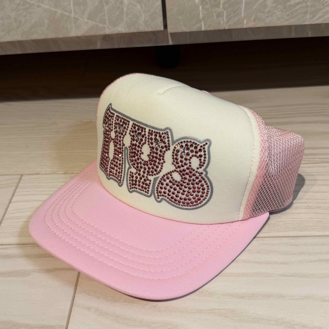 HYSTERIC GLAMOUR - HYSTERIC GLAMOUR HYPNOTIZED LOGO キャップピンク