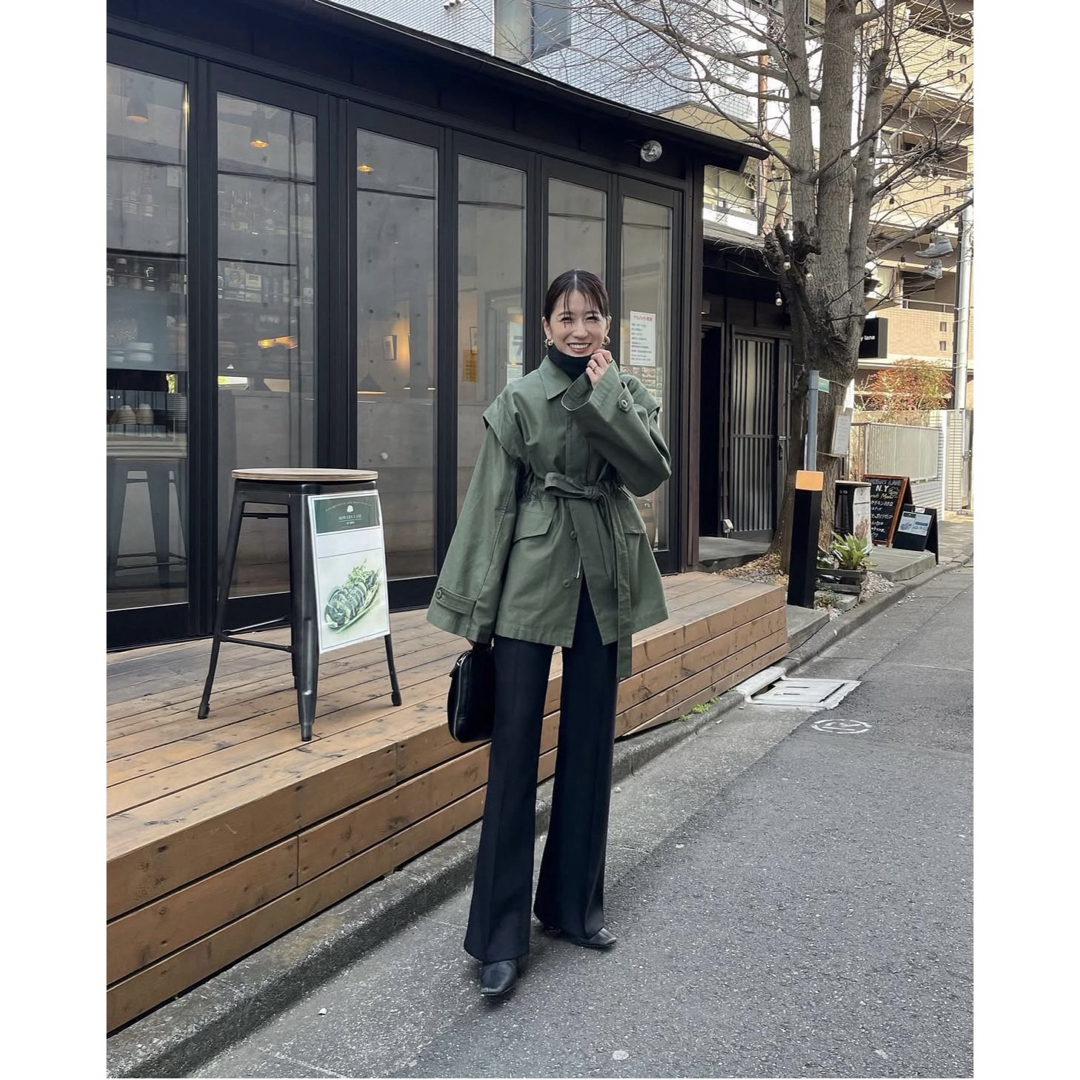 CLANE - clane 2WAY MILITARY JACKETサイズ1 カーキの通販 by にっ