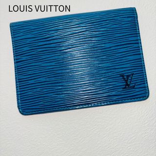 LOUIS VUITTON（名刺入れ/定期入れ ・ ブルー・ネイビー/青色系）の