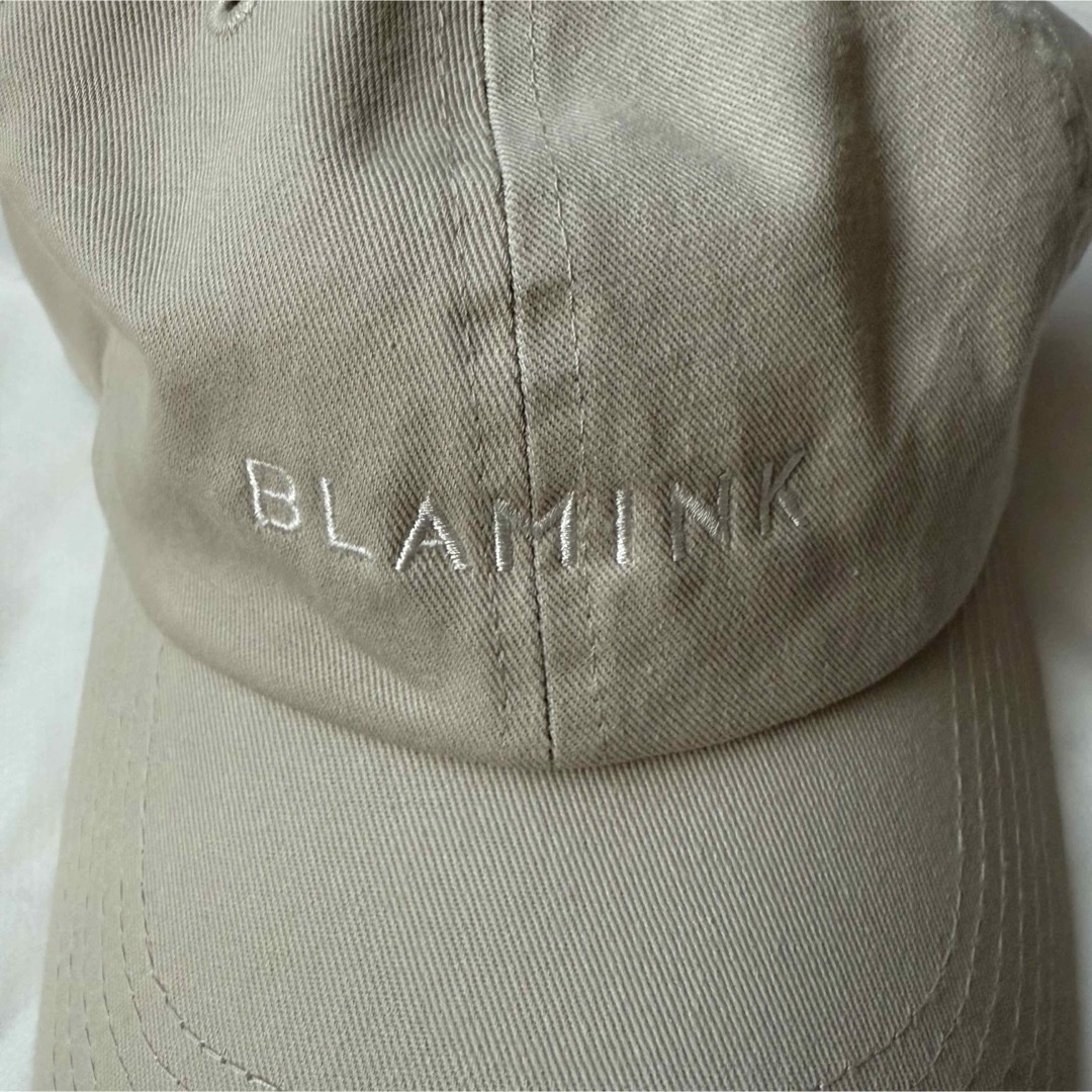 BLAMINK - ブラミンク ロゴキャップ blamink ベージュの通販 by
