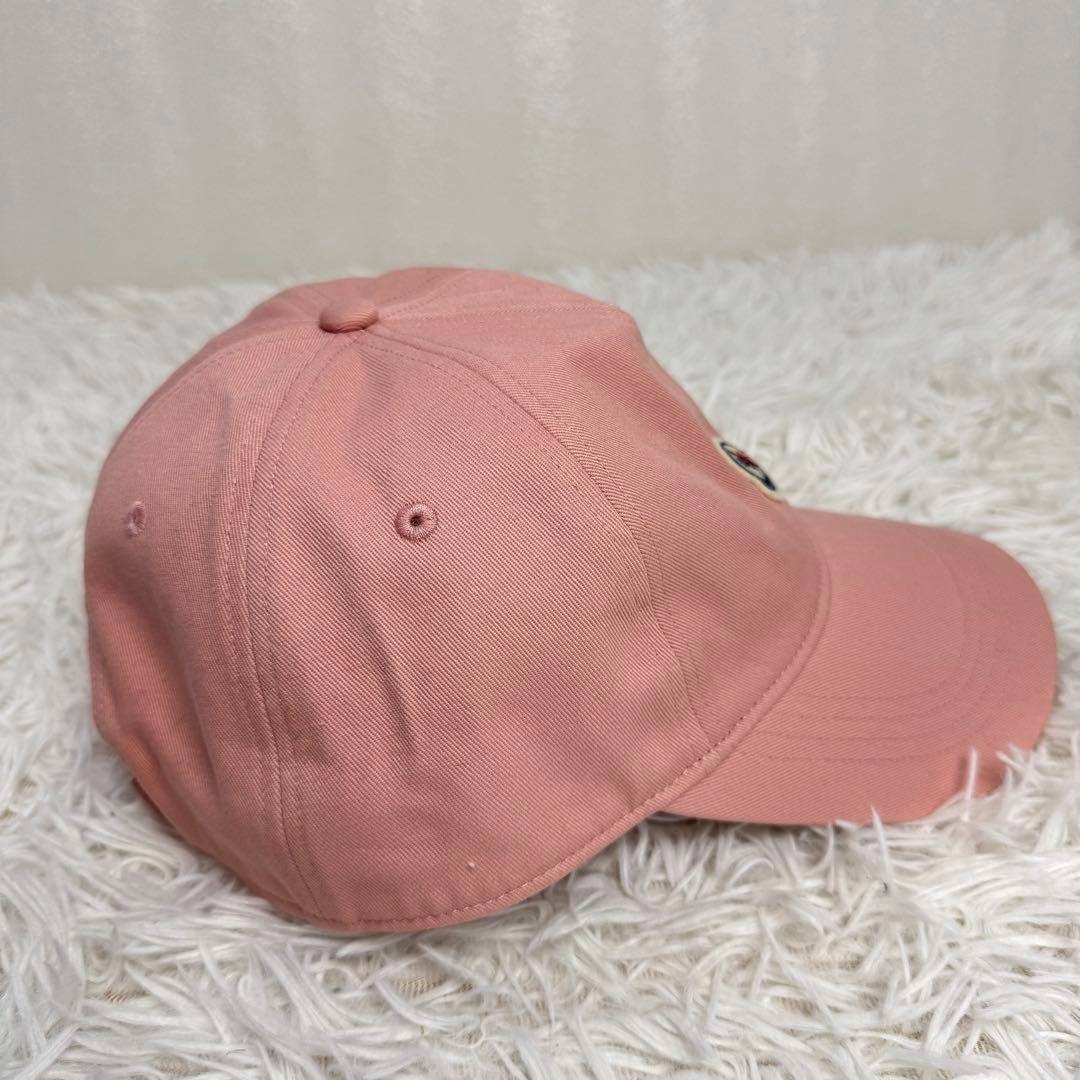 MONCLER - 【定番】MONCLER ベースボールキャップ ロゴ ピンク ユニ